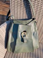 Heel mooie olijfgroene schoudertas Delvaux, model Faust, Enlèvement ou Envoi