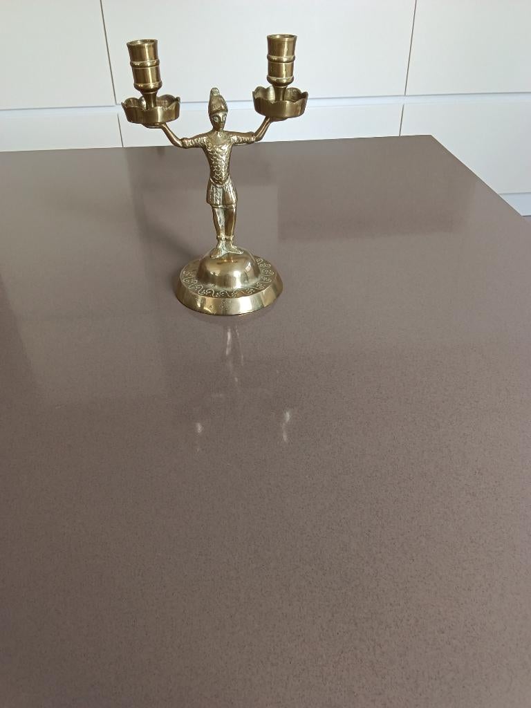 Chandelier en cuivre jaune, Antiquités & Art, Enlèvement ou Envoi, Cuivre ou Bronze