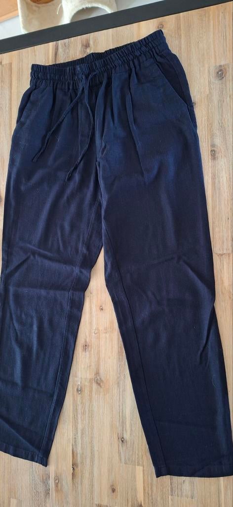 Donkerblauwe zomerbroek maat 40, Kleding | Dames, Broeken en Pantalons, Maat 38/40 (M), Vera Moda, Blauw, Ophalen of Verzenden