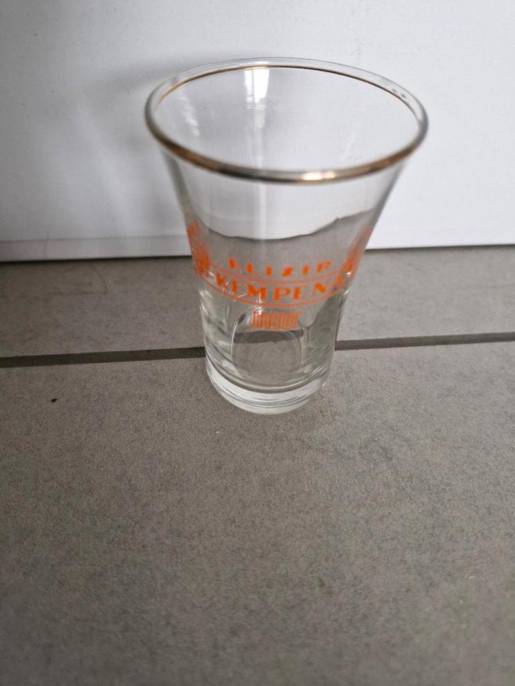 shotglas / borrelglas Elixir De Kempenaar, Verzamelen, Glas en Drinkglazen, Borrel- of Shotglas, Ophalen of Verzenden