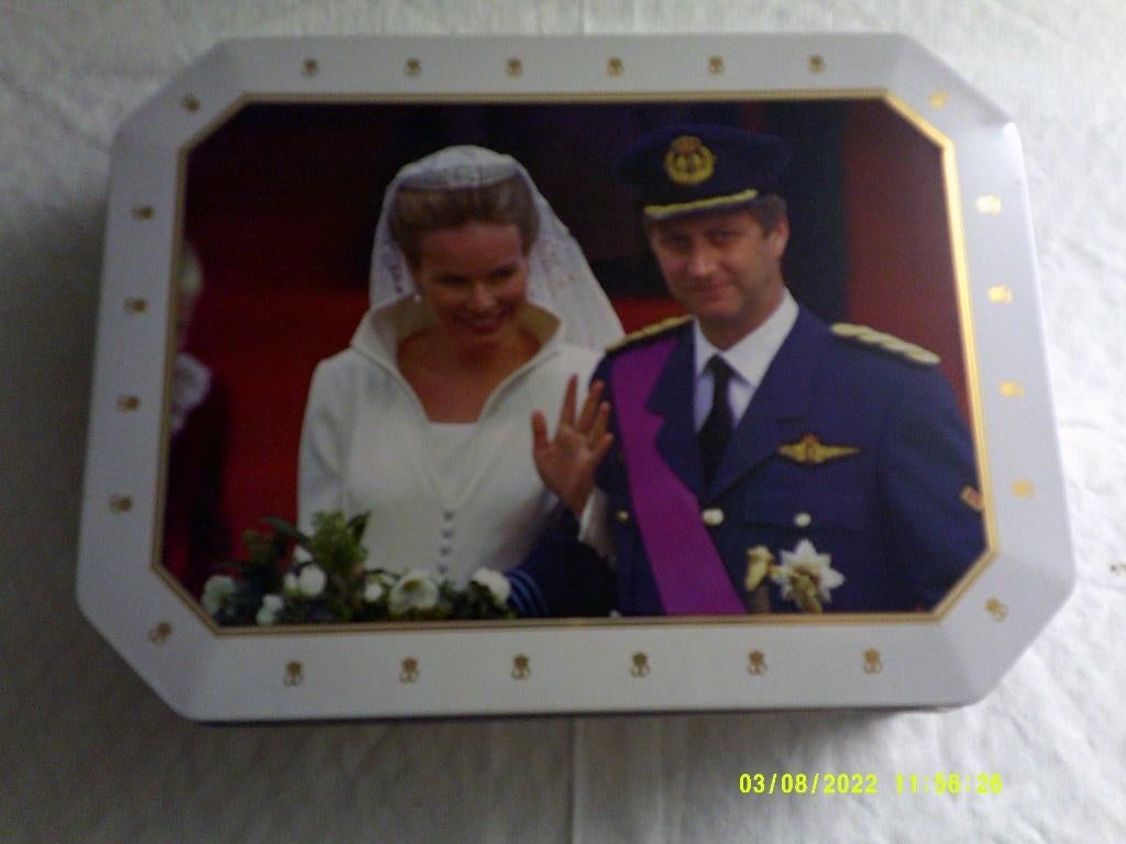 Blikken doos Koningshuis, Collections, Maisons royales & Noblesse, Comme neuf, Autres types, Enlèvement ou Envoi