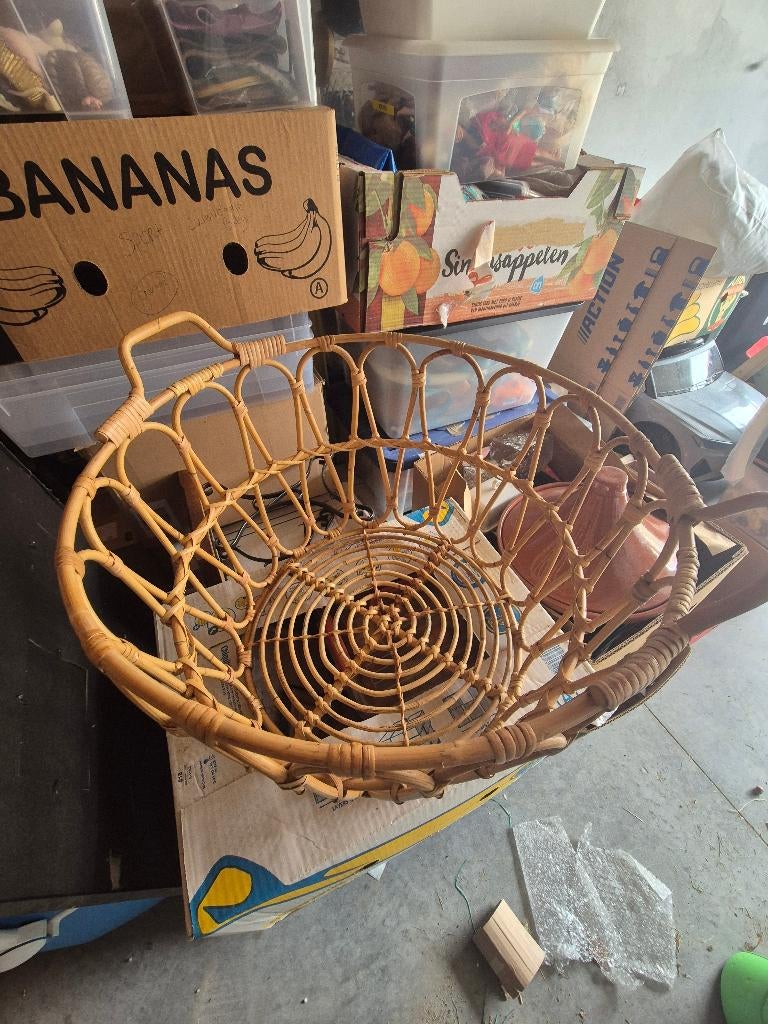 Grote rietenmand ikea snidad, Ophalen, Zo goed als nieuw, Rond, Mand