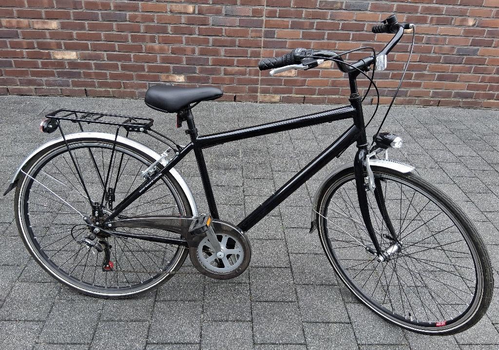 fiets : fietsmaat tussen kinderfiets en volwassene fiets, Versnellingen, Minder dan 49 cm, Zo goed als nieuw, Schijfrem