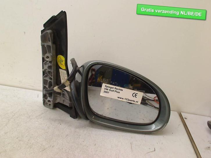 SPIEGEL RECHTS Golf Plus (5M1 / 1KP) (5m1857502fk), Auto-onderdelen, Spiegels, Volkswagen, Gebruikt