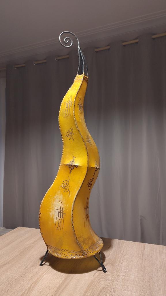 Lampe décorative fer forgé, Maison & Meubles, 75 cm ou plus, Style artisanat africain, Enlèvement, Utilisé