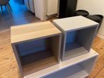 Étagère armoire Eket 2 modules bois et gris clair, Enlèvement, Comme neuf, Casier