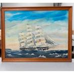 H W Hackett 1971 olieverf kunst Golden Fleece Merchant Schip, Ophalen of Verzenden