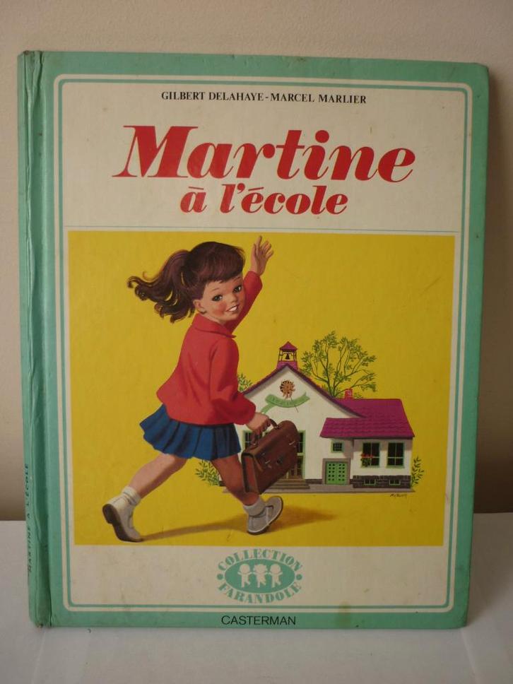BD - Martine à l'école - Édition 1974 - Collection Farandole, Boeken, Stripverhalen, Ophalen of Verzenden