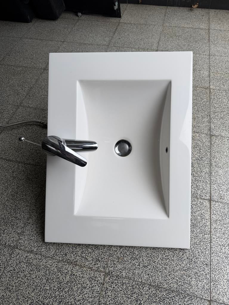 Spoelbak + kraan (2 stuks), Ophalen, Zo goed als nieuw, Wasbak of Wastafel