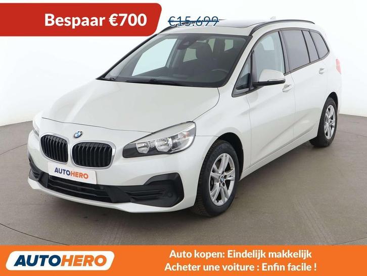 BMW 2 Serie 216 216d Gran Tourer Advantage (bj 2019), Auto's, BMW, Te koop, 2 Reeks Gran Tourer, ABS, Achteruitrijcamera, Adaptive Cruise Control