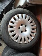 4 jantes avec pneus 4 saisons 4000km 195 65 15 uniroyal, Enlèvement ou Envoi, 4 Saisons, Pneu(s)