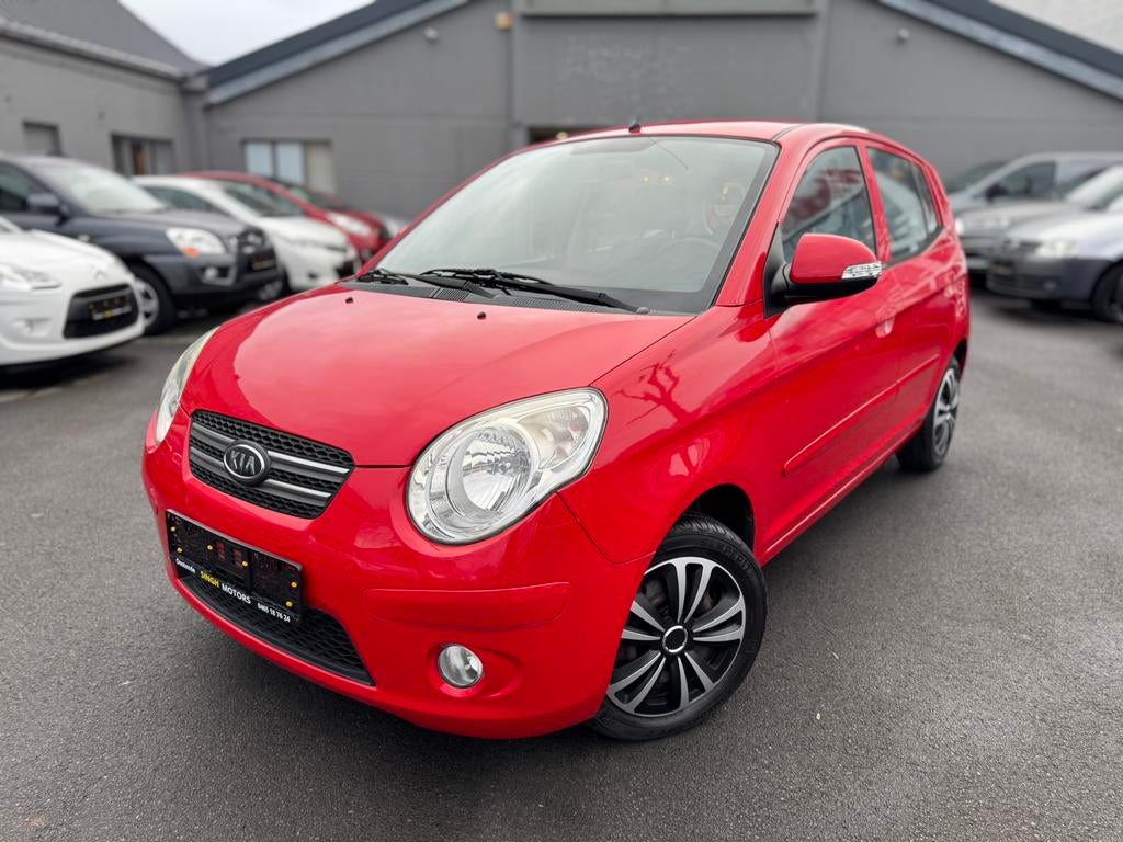 Kia Picanto 1.0 benzine | Airco | Keuring+Carpass |, Autos, Kia, Rouge, Achat, Entreprise, Boîte manuelle
