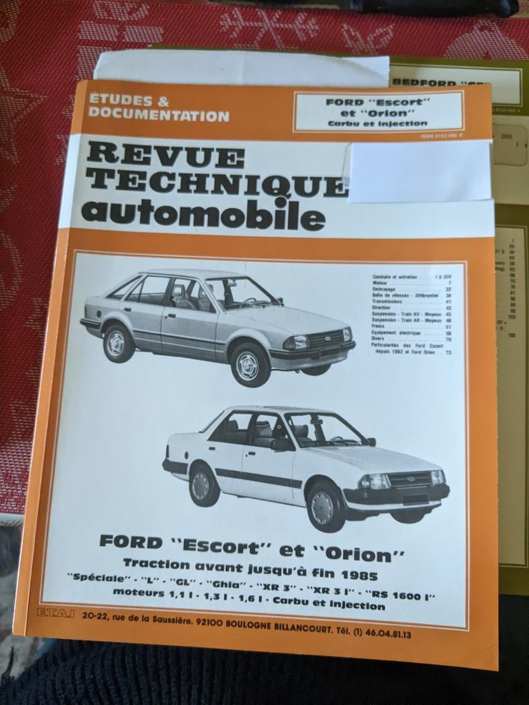 REVUE TECHNIQUE AUTOMOBILE, Enlèvement