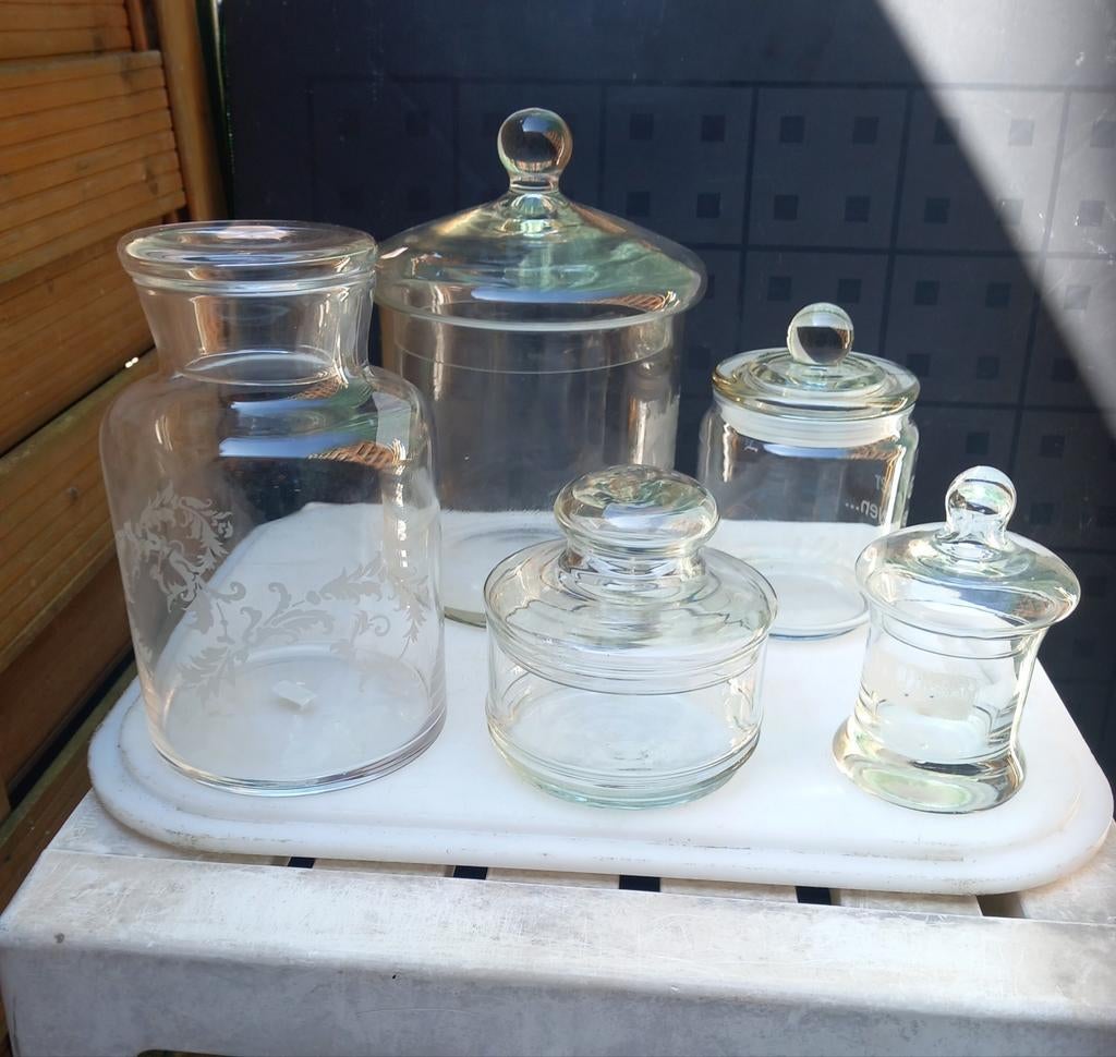 Glazen potten alles 10€, Ophalen