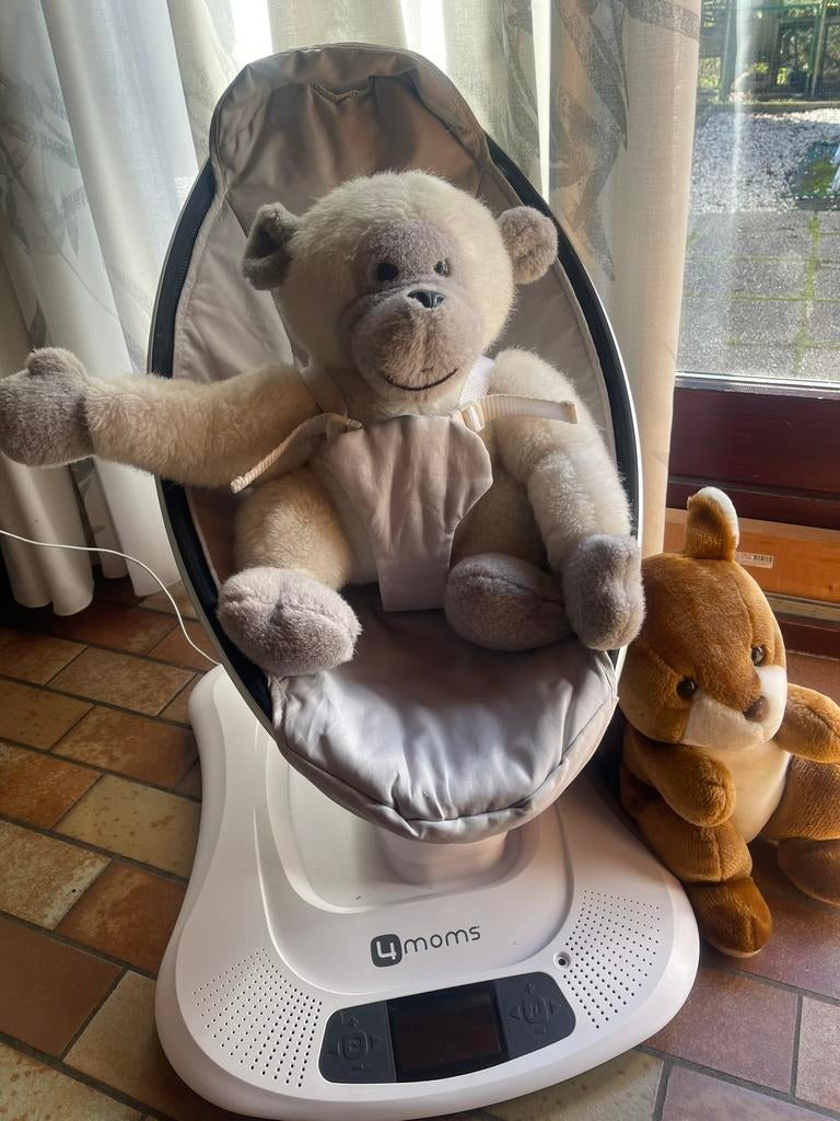 4 moms mamaroo babyswing, Kinderen en Baby's, Wipstoeltjes, Zo goed als nieuw, Schommelstoel, Verstelbaar, Ophalen