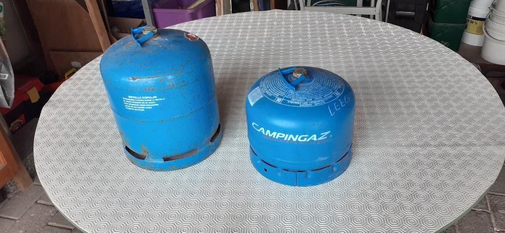 Gasflesje 907 + 904 in goede staat, Ophalen, Gebruikt