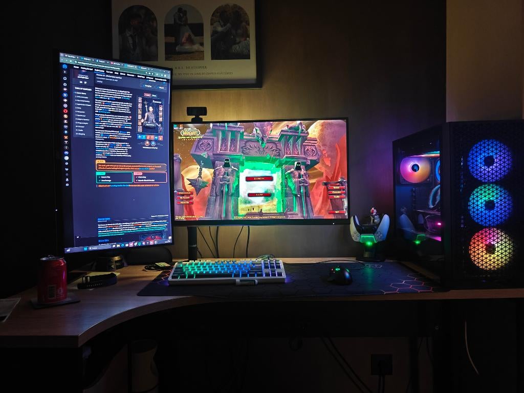 2 gaming Monitoren AOC 144Hz / 165Hz, Computers en Software, HD, IPS, In hoogte verstelbaar, HDMI