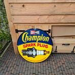 champion sparkplugs emaille reclamebord, Verzamelen, Ophalen of Verzenden, Reclamebord