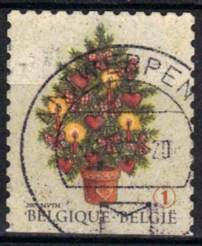Belgique 2007 - Yvert 3718 /OBP 3714a - Sapin de Noël (ST), Timbres & Monnaies, Timbres | Europe | Belgique, Affranchi, Noël, Envoi