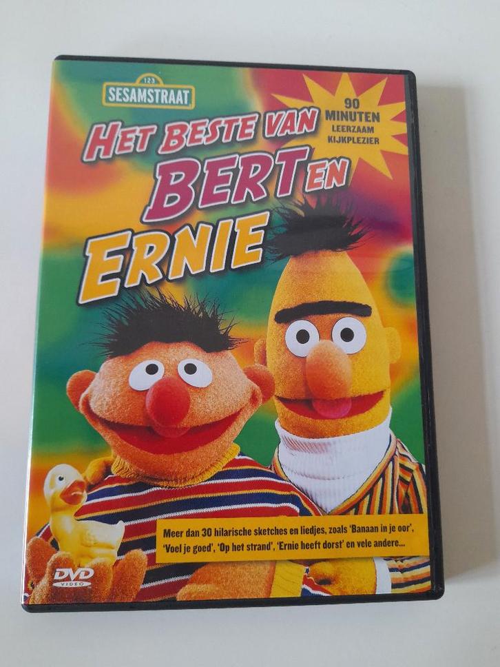 Dvd Sesamstraat - Het Beste van Bert en Ernie, Cd's en Dvd's, Dvd's | Kinderen en Jeugd, Zo goed als nieuw, Tv fictie, Alle leeftijden