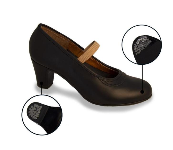 Chaussures Flamenco en Cuir avec Clous, Sports & Fitness, Danse, Comme neuf, Chaussures, Enlèvement ou Envoi