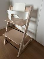 Tripp trapp kinderstoel white wash met verkleinset, Kinderen en Baby's, Ophalen, Zo goed als nieuw