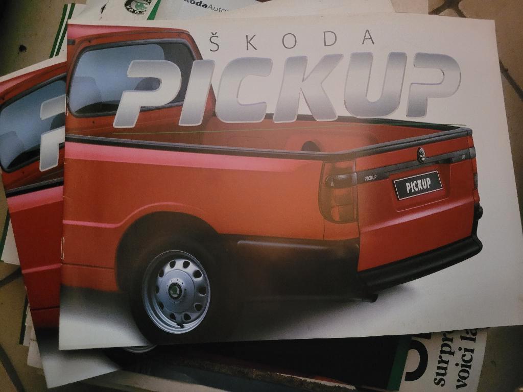 Officiële catalogus van Škoda Pickup (voormalige dealer), Ophalen, Nieuw