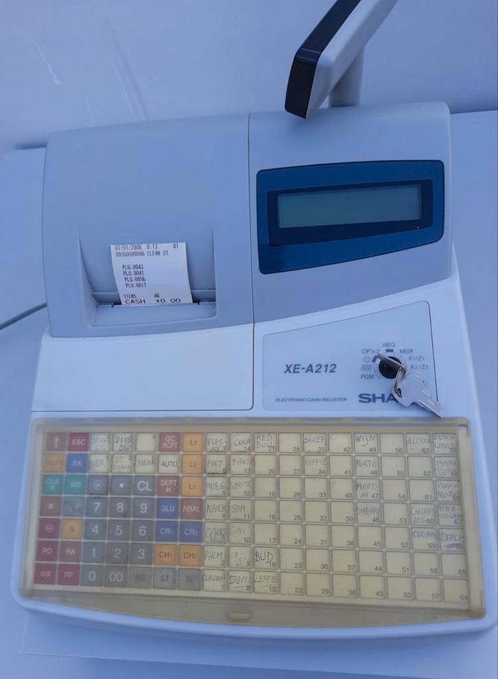 Kassa SHARP., Verzamelen, Elektronische Apparatuur, Ophalen of Verzenden