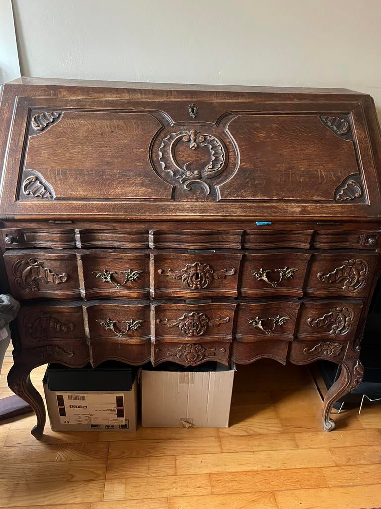 Meuble antique, Maison & Meubles, Armoires | Secrétaires, Utilisé, Enlèvement