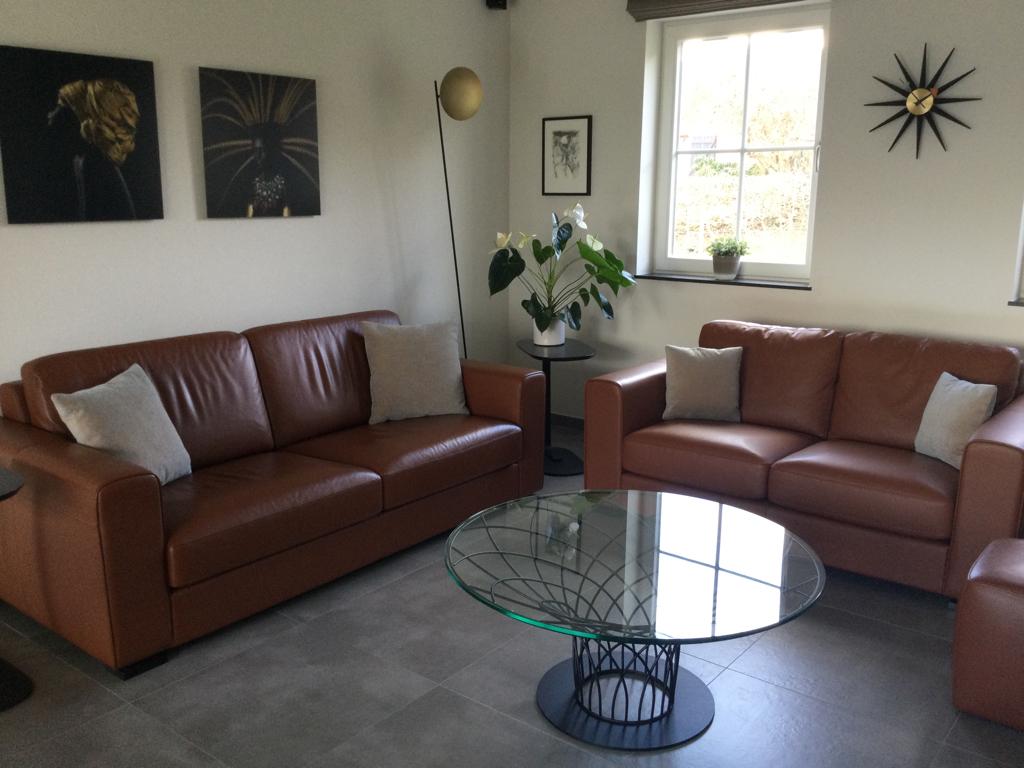 3-zitsbank + 2-zitsbank + voetenbank, Ophalen