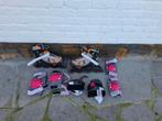 Inline skates maat 34-37 met bescherming, Sport en Fitness, Skeelers, Ophalen of Verzenden, Gebruikt, Bescherming