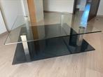 Table Basse salon en verre, Maison & Meubles, 50 à 100 cm, 50 à 100 cm, Utilisé, Moins de 50 cm