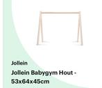 Jollein Babygym Hout, Kinderen en Baby's, Ophalen, Zo goed als nieuw, Babygym