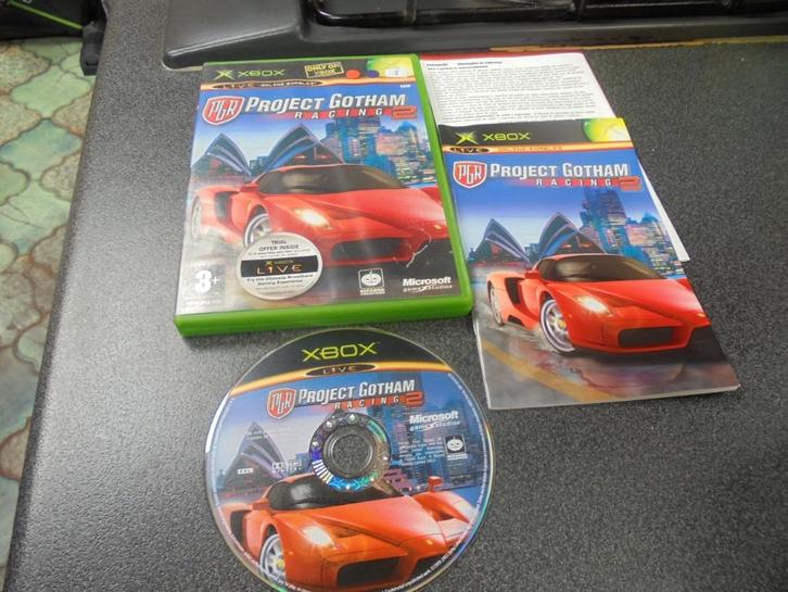 Xbox Project Gohtam Racing 2 (orig-compleet), Games en Spelcomputers, Games | Xbox Original, Gebruikt, Racen en Vliegen, 3 spelers of meer