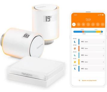 Netatmo Starter Pack - 2 Têtes Thermostatiques Connectées 