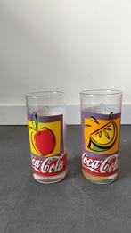 Collection COCA-COLA : 2 verres forme long drink, décor frui, Enlèvement, Comme neuf, Verre à soda