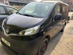NV200 5PL DOUBLE CABINE AIRCO 2011 100,000KM 0471654764, Auto's, Nissan, Zwart, Bedrijf, 5 deurs, Overige carrosserie