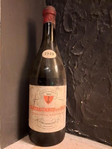 Chateauneuf du pape 1949 J. Mommessin beschikbaar voor biedingen