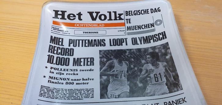 curiosa schaal Het Volk, Antiek en Kunst, Curiosa en Brocante, Ophalen of Verzenden