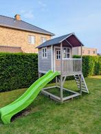 Exit loft houten speelhuis met glijbaan, Kinderen en Baby's, Speelgoed | Buiten | Speelhuisjes, Ophalen, Hout