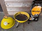 Tafel barbecue + nieuwe zak houtskool, Ophalen, Gebruikt