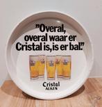 Cristal Alken oude bier plateau, Ophalen of Verzenden, Zo goed als nieuw