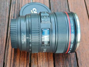 Canon EF 24-105mm1:4 usm KOFFIE tas.  beschikbaar voor biedingen