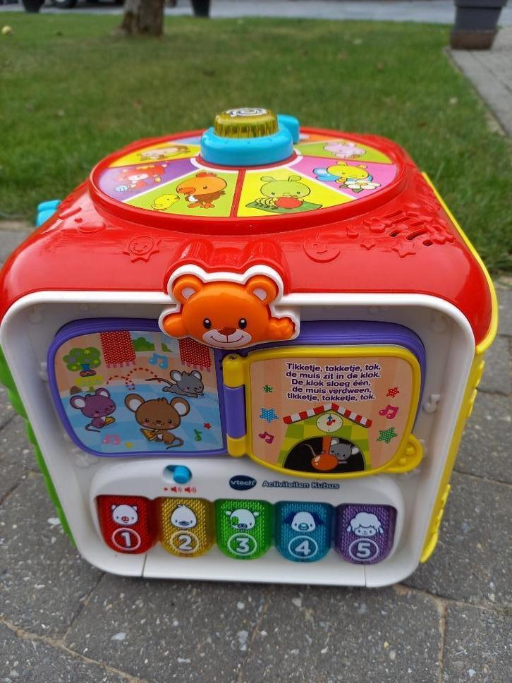 Vtech activiteiten kubus, Kinderen en Baby's, Speelgoed | Vtech, Zo goed als nieuw, 6 maanden tot 2 jaar, Ophalen