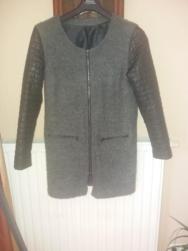 Zo goed als nieuwe tussenseizoensjas, Kleding | Dames, Jassen | Winter, Zo goed als nieuw, Maat 42/44 (L), Grijs, Ophalen of Verzenden