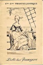 Compagnie Générale Transatlantique (C.G.T.)- Liste des Passa, Ophalen, Gebruikt, Overige typen