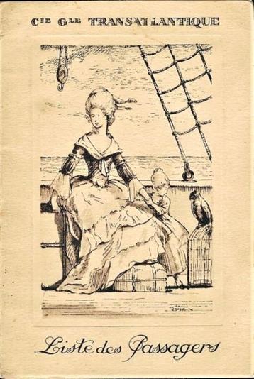 Compagnie Générale Transatlantique (C.G.T.) - Liste des pass, Enlèvement, Utilisé, Autres types
