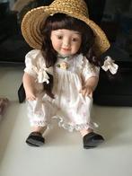 Oud popje met hoedje vintage, Ophalen of Verzenden, Zo goed als nieuw, Pop