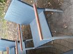 Aluminium tuintafel en stoelen, Tuin en Terras, Tuinmeubel-accessoires, Ophalen, Gebruikt