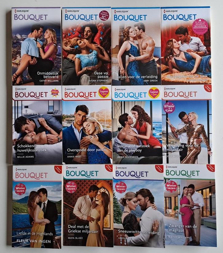 Pockets Harlequin Bouquet reeks, Livres, Romans, Utilisé, Enlèvement ou Envoi